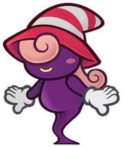 vivian as she appears in the switch version of paper mario: the thousand year door